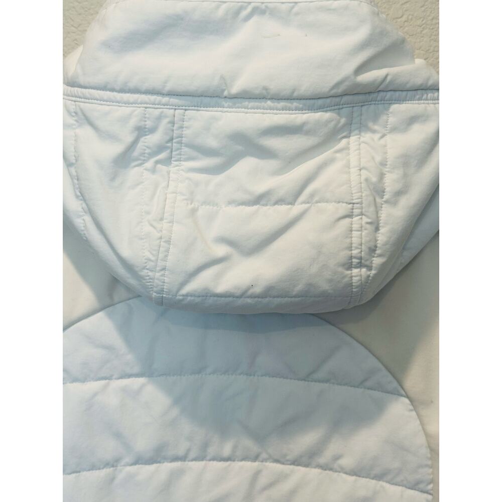 Lululemon Extra Mile Jacket White Removable Hood Insulated Winter Coat 10 - Picture 7 of 12